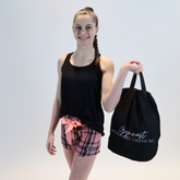 Pink Plaid University of Gymnastics Flannel Shorts