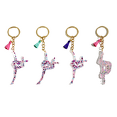 Gymnast Keychain