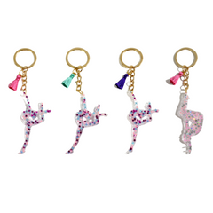 Gymnast Keychain