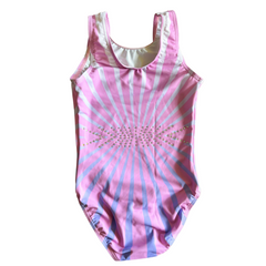 Pink Rays Gymnastics Leotard