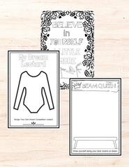 GymnasticsHQ's Confident Gymnast Coloring Book