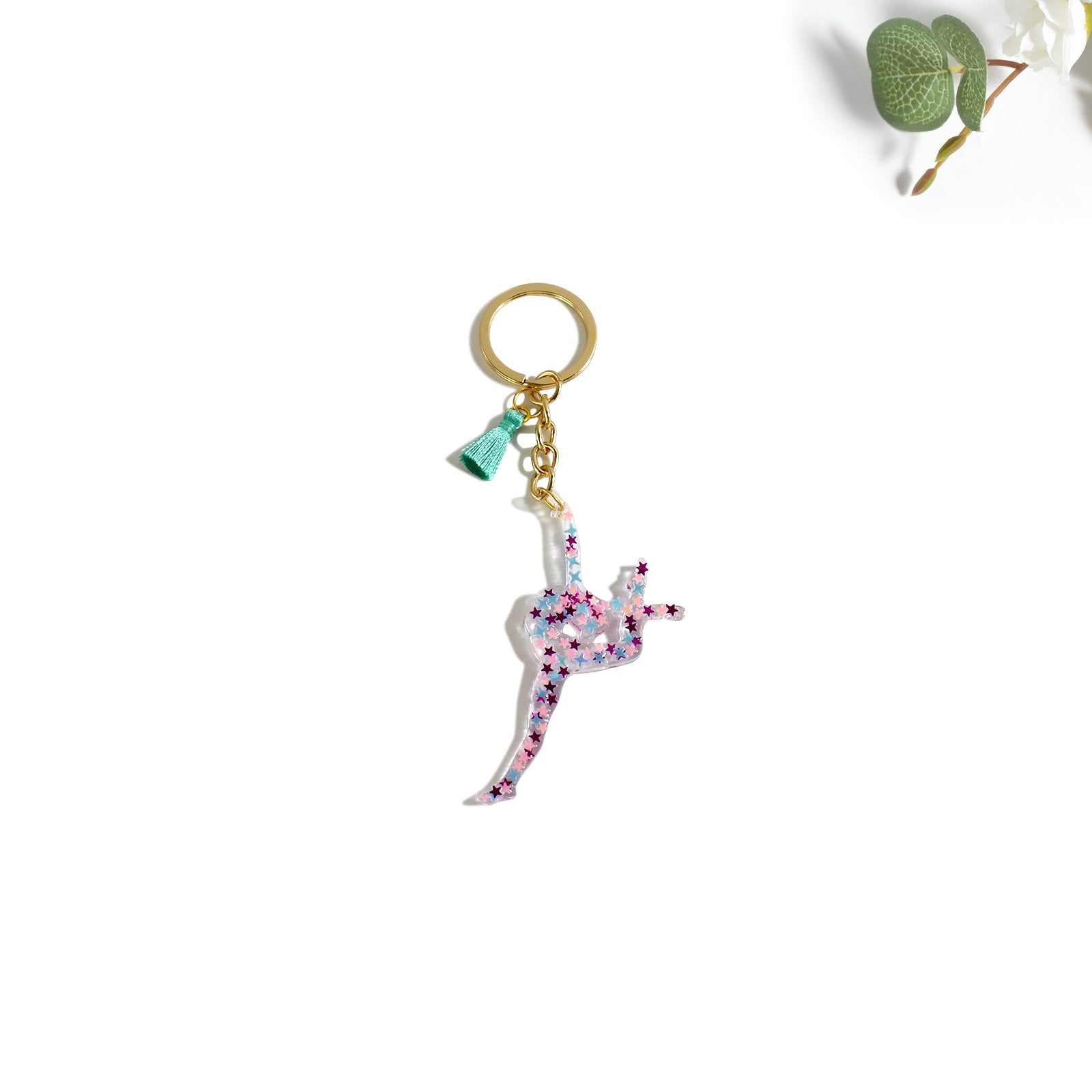 Gymnast Keychain