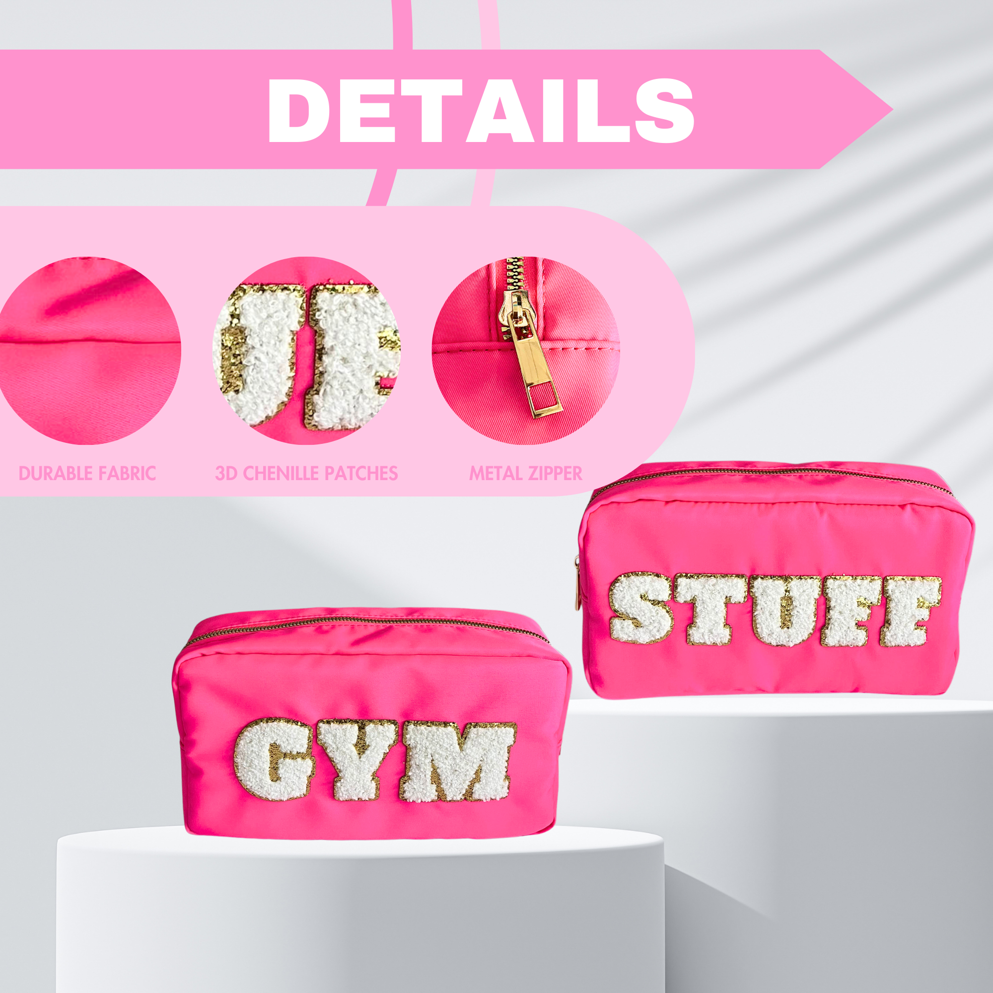 GYM STUFF Gymnastics Makeup Bag