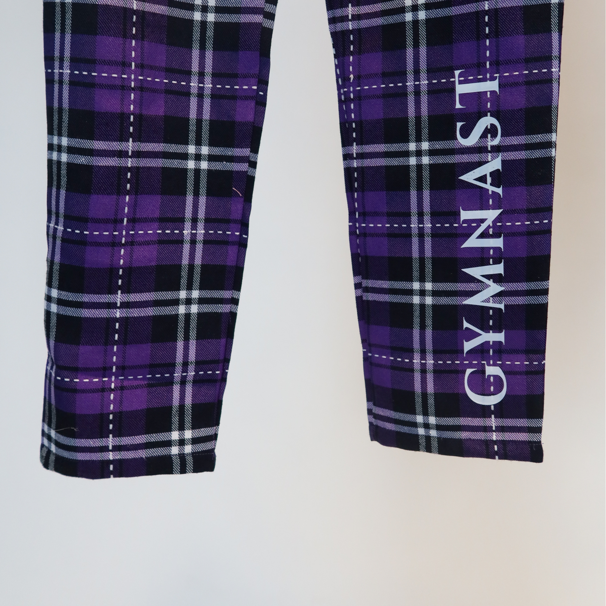 Purple Plaid GYMNAST Flannel Lounge Pants