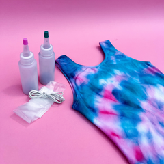 DIY Pink & Turquoise Tie Dye Leotard Kit