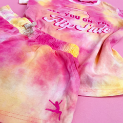 Gymnastics Tie Dye Lounge Summer Shorts Set