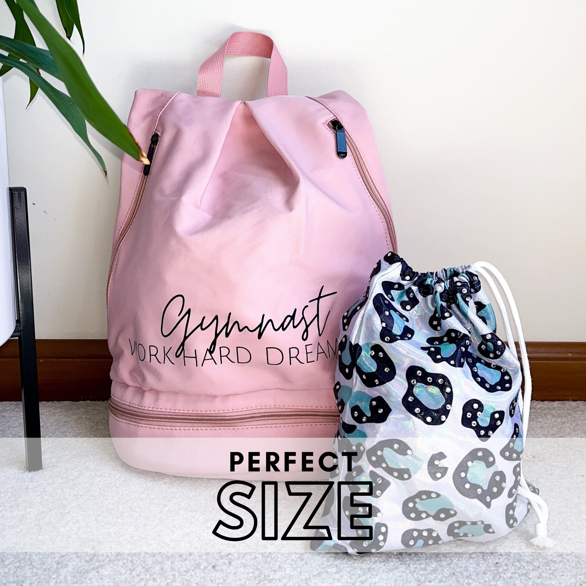 Gymnastics bag for little girl sales