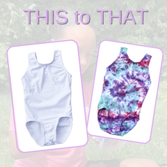 DIY Dark Magenta, Purple & Teal Leotard Kit