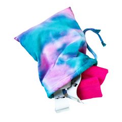 DIY Pink & Turquoise Tie Dye Grip Bag Kit