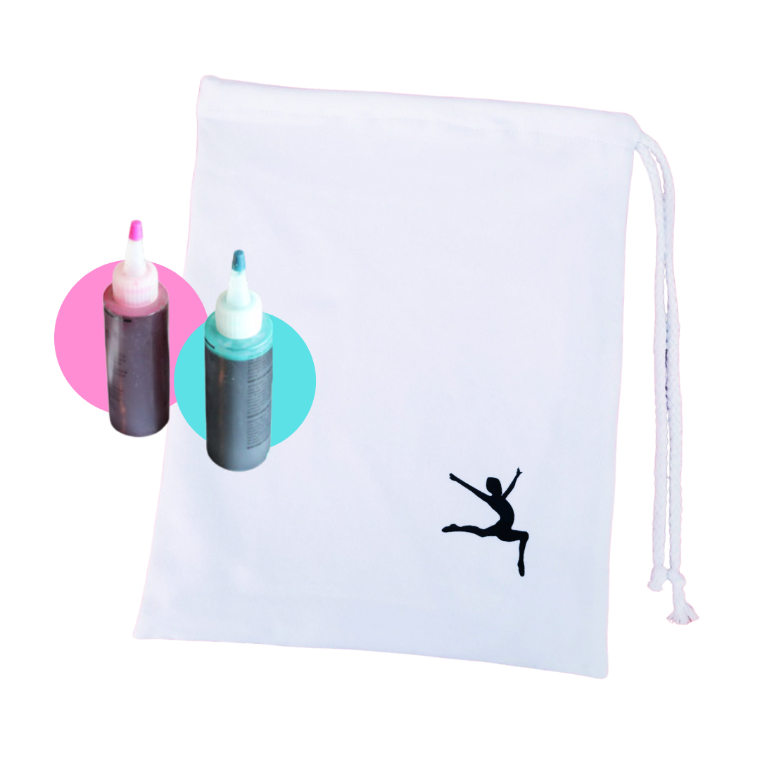 DIY Pink & Turquoise Tie Dye Grip Bag Kit