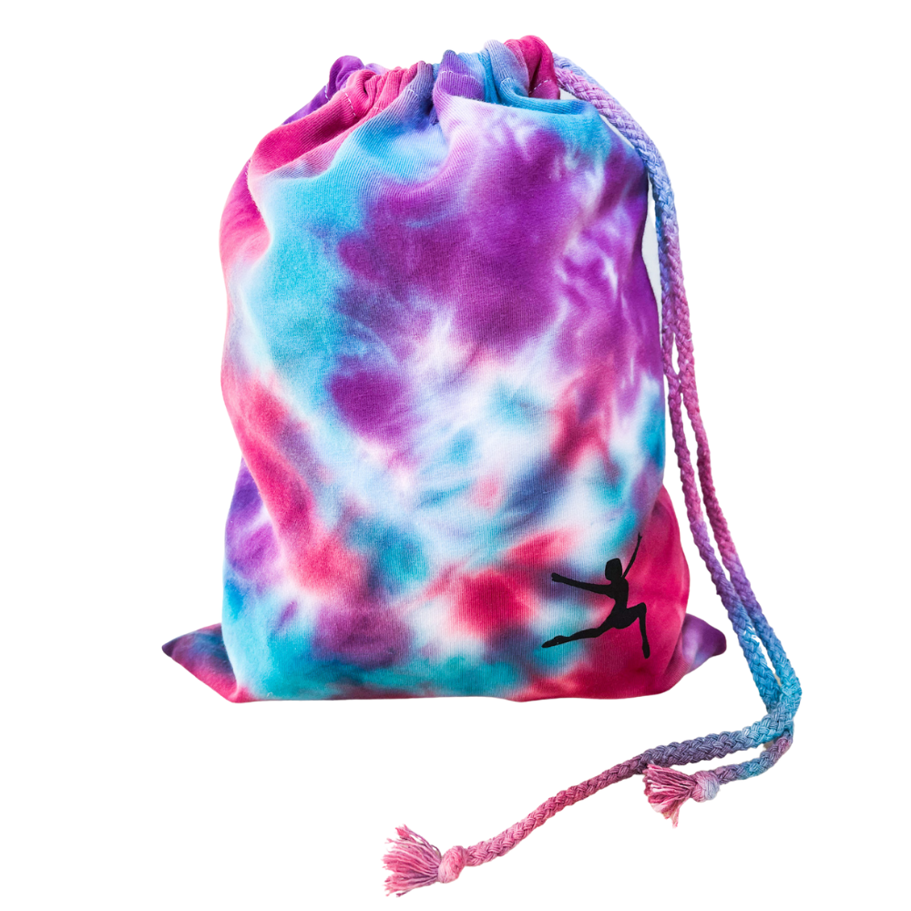 DIY Dark Magenta, Purple & Teal Tie Dye Grip Bag Kit