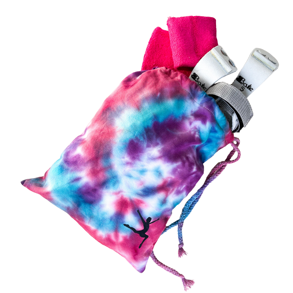 DIY Dark Magenta, Purple & Teal Tie Dye Grip Bag Kit