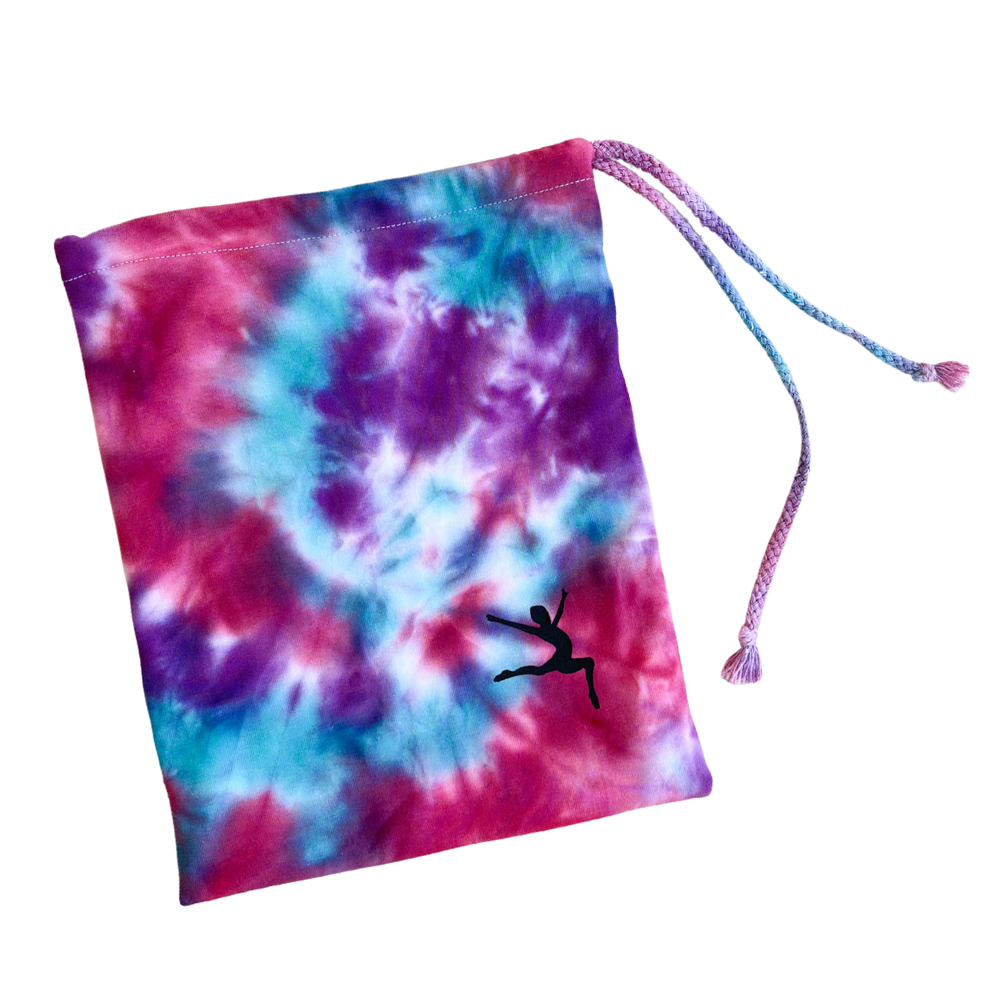 DIY Dark Magenta, Purple & Teal Tie Dye Grip Bag Kit