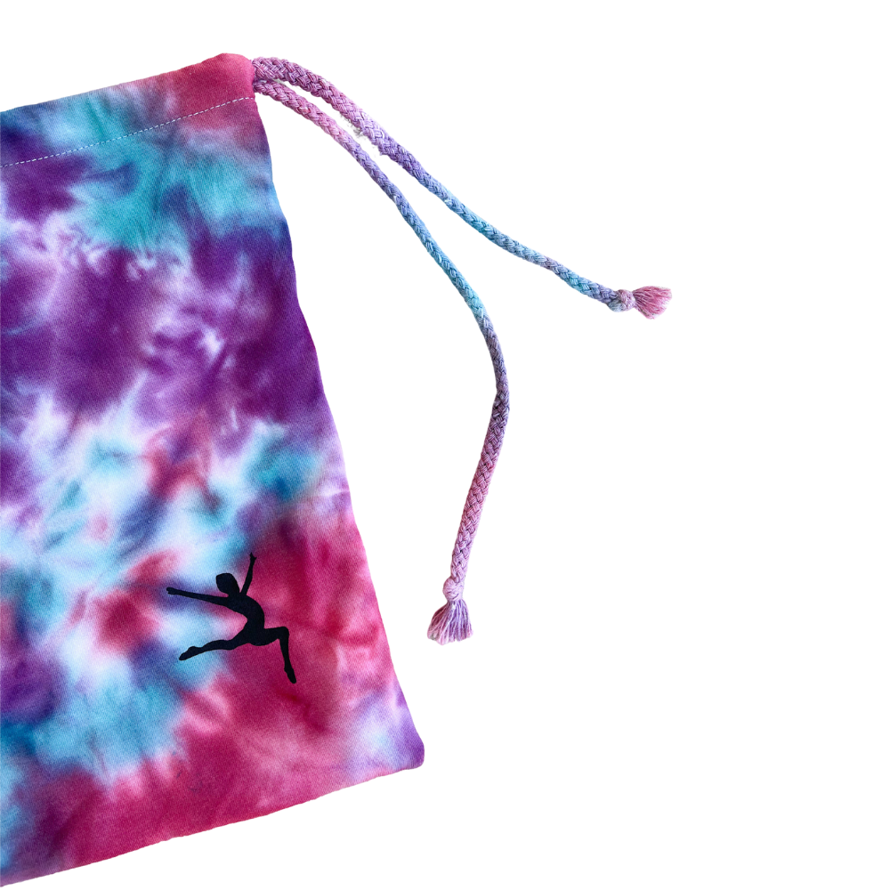 DIY Dark Magenta, Purple & Teal Tie Dye Grip Bag Kit