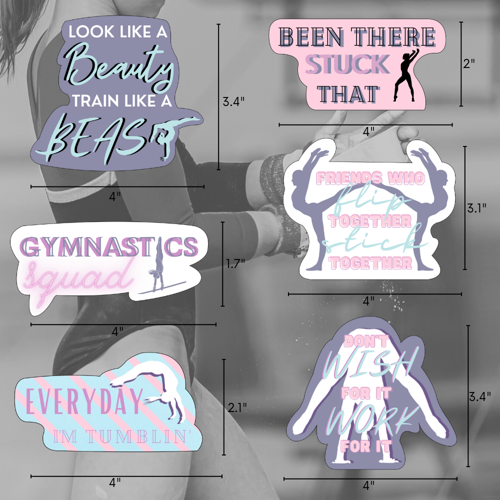 Gymnastics Sticker Bundle