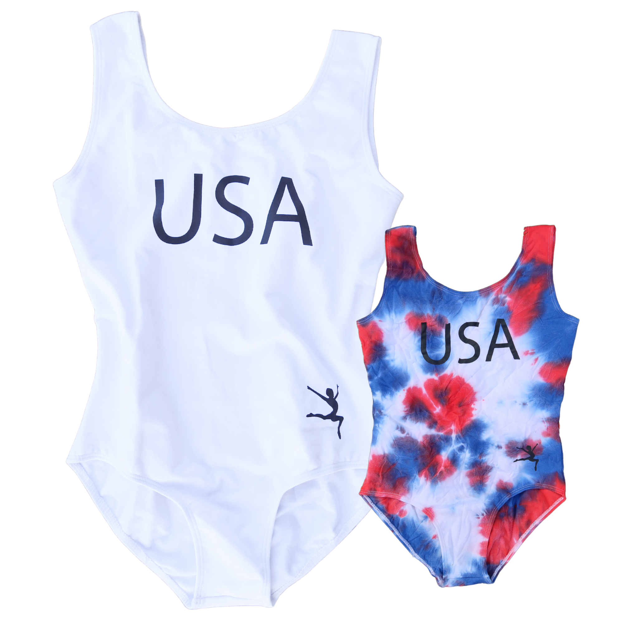 DIY USA Red & Blue Tie Dye Leotard Kit